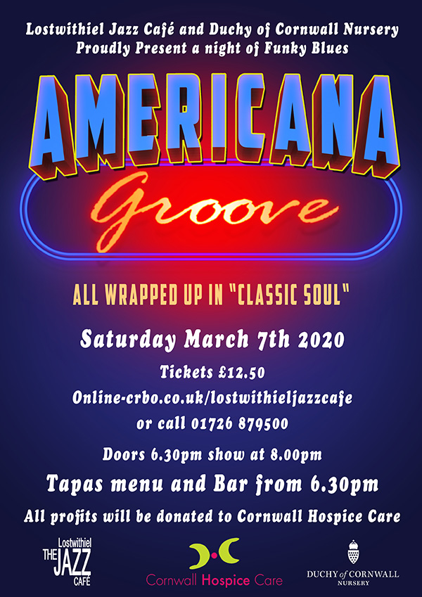 Americana Groove at Lostwithiel Jazz Cafe