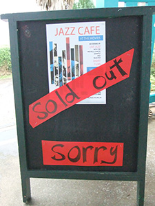 Sold Out sign