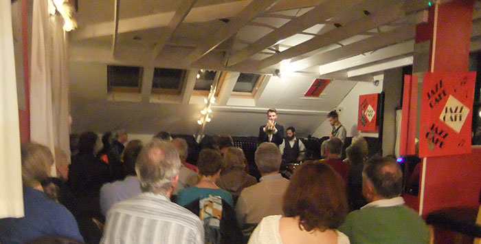 Lostwithiel Jazz Cafe into the blue
