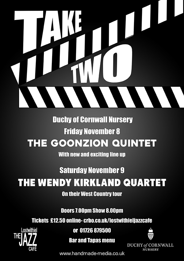 Take Two poster for Lostwithiel Jazz Cafe